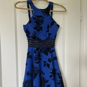 Black and Blue Mini Formal/Prom Dress By City Studio